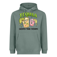 Sage tequila cheaper than therapy Heavyweight Hoodie - MaliasSmallBusiness