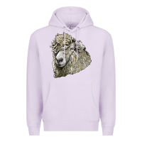 Lilac lincoln sheep head Premium Hoodie - LillyAllenDesigns