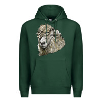 Sports Green lincoln sheep head Premium Hoodie - LillyAllenDesigns