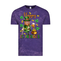 Cloud Purple Happy st. patricks day Vintage Tee - Neo Western