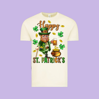 Happy St. Patricks Day Vintage Tee Designed By Neo Western