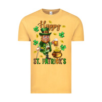 Vintage Mustard Happy st. patricks day Vintage Tee - Neo Western