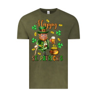 Vintage Olive Happy st. patricks day Vintage Tee - Neo Western