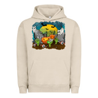 Pigment French Oak Cemetery with Ghost Cats Urban Hoodie - texasbilliewilder