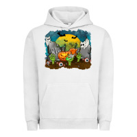 Pigment Lunar Rock Cemetery with Ghost Cats Urban Hoodie - texasbilliewilder