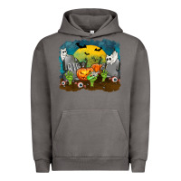 Pigment Tornado Cemetery with Ghost Cats Urban Hoodie - texasbilliewilder