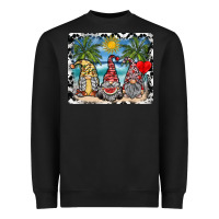 Black summer gnome mousepad Heavyweight Sweatshirt - SublimationCraftShop