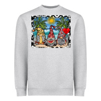 Heather Grey summer gnome mousepad Heavyweight Sweatshirt - SublimationCraftShop