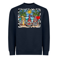 Navy summer gnome mousepad Heavyweight Sweatshirt - SublimationCraftShop