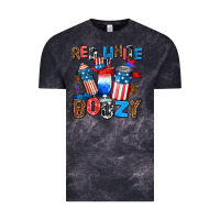 Cloud Black red white boozy Vintage Tee - AdoDesignShop