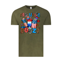 Vintage Olive red white boozy Vintage Tee - AdoDesignShop