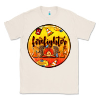 Natural firefighter coasters Classic Tee - AdoDesignShop