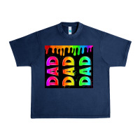 Navy lgbt dad tumbler Urban Heavy Tee - HRA Design Shop