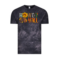 Cloud Black howdy y all Vintage Tee - HRA Design Shop