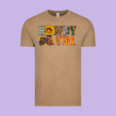 Howdy Y All Vintage Tee Designed By Hra Design Shop