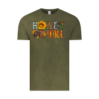 Vintage Olive howdy y all Vintage Tee - HRA Design Shop
