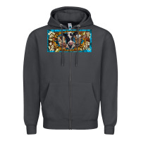 Smoke western cow turquoise’s white flowers license plate template Zipper Hoodie - BarkalooDesign