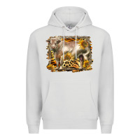 Dove Grey western charolais bull Premium Hoodie - LillyAllenDesigns