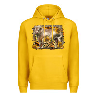 Lemon western charolais bull Premium Hoodie - LillyAllenDesigns