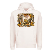 Pale Pink western charolais bull Premium Hoodie - LillyAllenDesigns