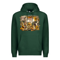 Sports Green western charolais bull Premium Hoodie - LillyAllenDesigns