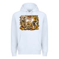 White western charolais bull Premium Hoodie - LillyAllenDesigns