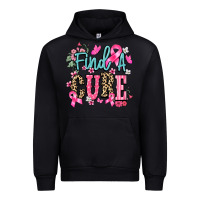Black find a cure Urban Hoodie - NancyCooperArtShop