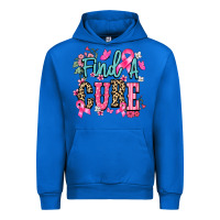 Cobalt find a cure Urban Hoodie - NancyCooperArtShop