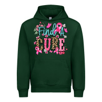 Forest Green find a cure Urban Hoodie - NancyCooperArtShop