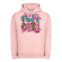 Pigment Salmon find a cure Urban Hoodie - NancyCooperArtShop
