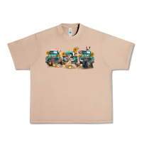 Burro western farm trucks farm animals Urban Heavy Tee - FaDigitalArtStudio