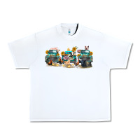 White western farm trucks farm animals Urban Heavy Tee - FaDigitalArtStudio