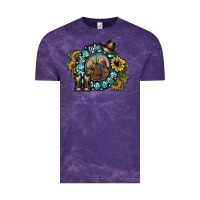 Cloud Purple cowboy take me away 2 Vintage Tee - SublimationCraftShop