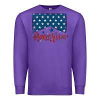 Purple America Premium Sweatshirt - MaliasSmallBusiness