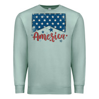 Seafoam America Premium Sweatshirt - MaliasSmallBusiness