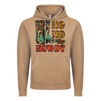 Vintage Coffee christmas cowboy boots ho ho howdy Vintage Hoodie - RanaPortraitStore