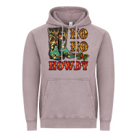 Christmas Cowboy Boots Ho Ho Howdy Vintage Hoodie | Teevron