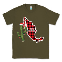 Army Green Merry Christmas Classic Tee - CowhideDigitalArt