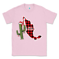 Bubblegum Pink Merry Christmas Classic Tee - CowhideDigitalArt