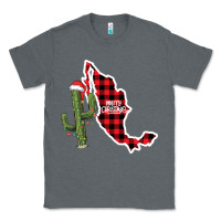 Charcoal Heather Merry Christmas Classic Tee - CowhideDigitalArt