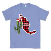 Colony Blue Merry Christmas Classic Tee - CowhideDigitalArt