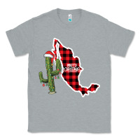 Heather Grey Merry Christmas Classic Tee - CowhideDigitalArt