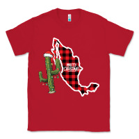 Red Merry Christmas Classic Tee - CowhideDigitalArt