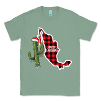 Sage Merry Christmas Classic Tee - CowhideDigitalArt