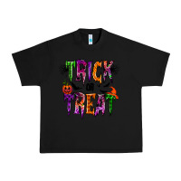Black trick or treat Urban Heavy Tee - RacoonDesign