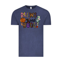 Vintage Denim Brews And Boos Vintage Tee - CowhideDigitalArt