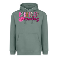 Sage pucker up cowboy Heavyweight Hoodie - NancyCooperArtShop