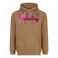 Toasted Coconut pucker up cowboy Heavyweight Hoodie - NancyCooperArtShop