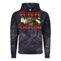 Cloud Black El Papa Mas Chingon Vintage Hoodie - texasbilliewilder