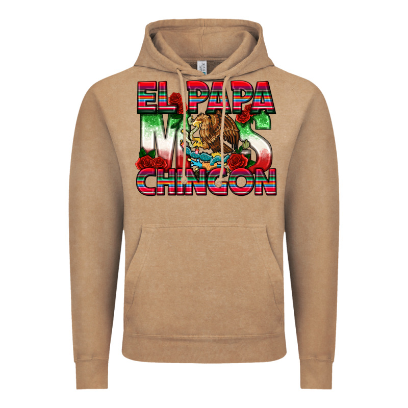 El Papa Mas Chingon Vintage Hoodie by texasbilliewilder | Teevron